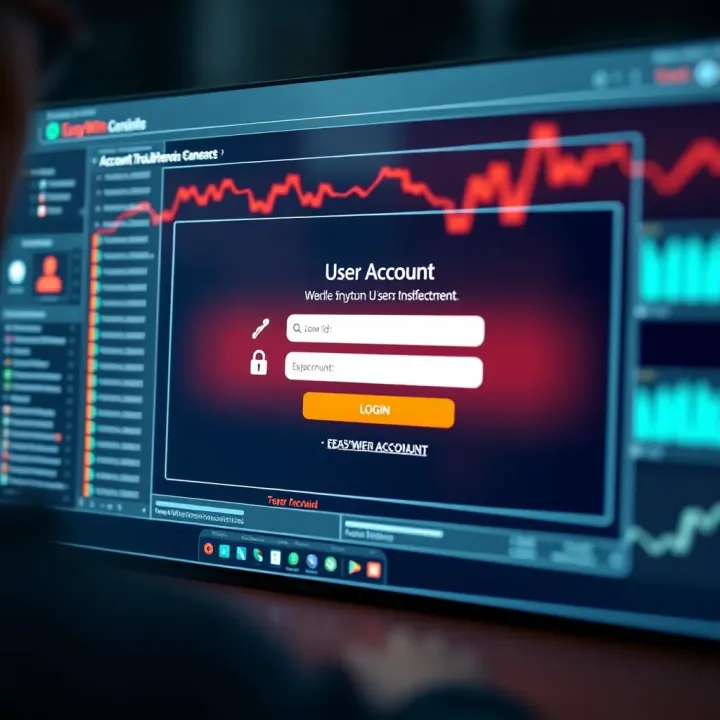 Securing Your Easywin Casino Account Screen showing account dashboard with security settings on Easywin Casino
