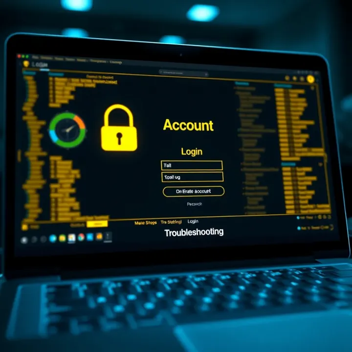 User interface displaying Easywin login screen with input fields for username and password